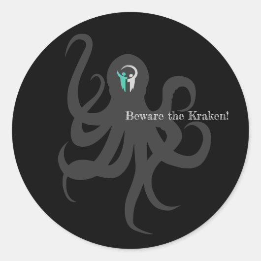 Méfiez-vous du Sticker Kraken (Devant)