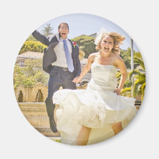 Meg & Jeremy's Mariage Magnet (Devant)