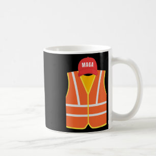 Mega afvalcollectorvest voor Trump verkiezingsdag Koffiemok
