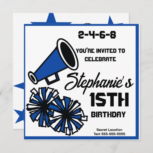 Mega Cheer : #2 Invitation (Devant / Derrière)