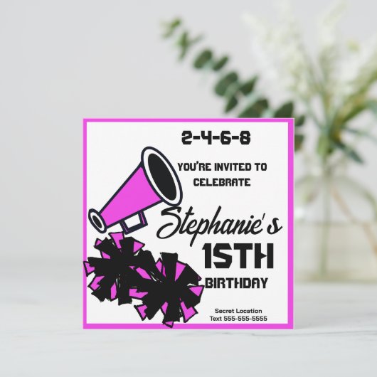 Mega Cheer Invitation : #3 (Debout devant)