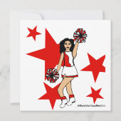 Mega Cheer Invitation : #6 Invitation (Dos)