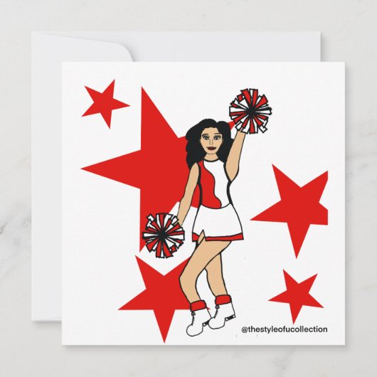 Mega Cheer Invitation : #6 Invitation (Dos)