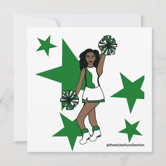 Mega Cheer Invitation : #7 Invitation (Dos)