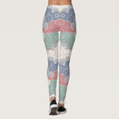 Mega Cloud Scroll | Leggings à motif batik (Dos)