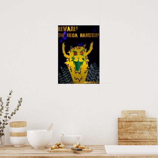 Mega Hamster Poster (Keuken)