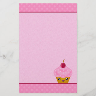 Mega Kawaii Cherry Cupcake Stationery Briefpapier
