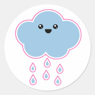 Mega Kawaii Cloud Drizzle Sticker