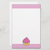 Mega Kawaii Cupcake Stationery Briefpapier (Voorkant / Achterkant)
