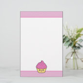 Mega Kawaii Cupcake Stationery Briefpapier (Staand voorkant)