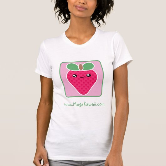 Mega Kawaii Strawberry T-Shirt Promotion (Voorkant)