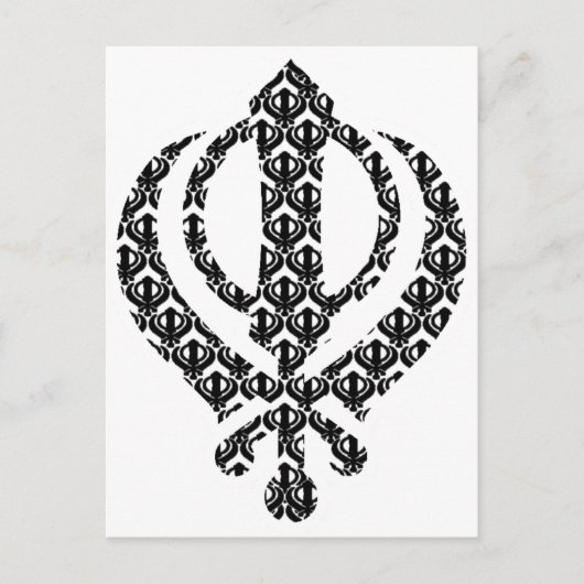 Mega Khanda Briefkaart (Voorkant)