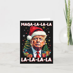 Mega La La Donald Trump Potus 47 Lelijke Kerst Kaart