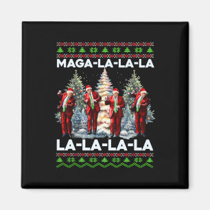 Mega La La Donald Trump Potus 47 Lelijke Kerst Magneet