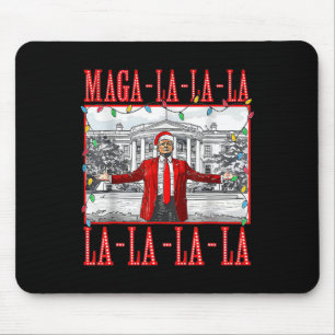 Mega La La La Kerstman Grappig Trump Xmas Paj Muismat