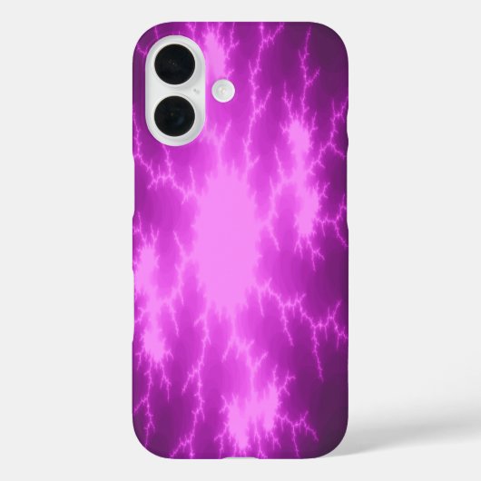 Mega Lightning Fractal iPhone 4 Case (Achterkant)