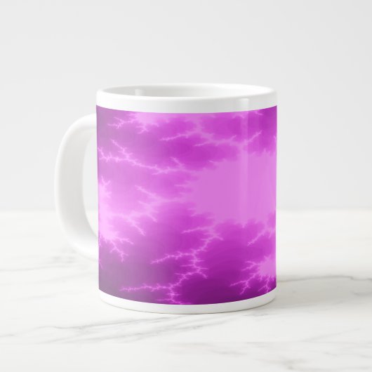 Mega Lightning Fractal Mug (Devant gauche)