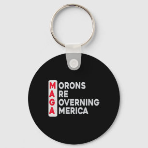 Mega Morons Besturen Amerika Grappig Anti Trump Sleutelhanger