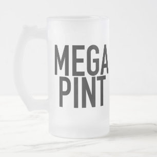 MEGA PINT Beer Wine Mok Glass Beer Vaderdag