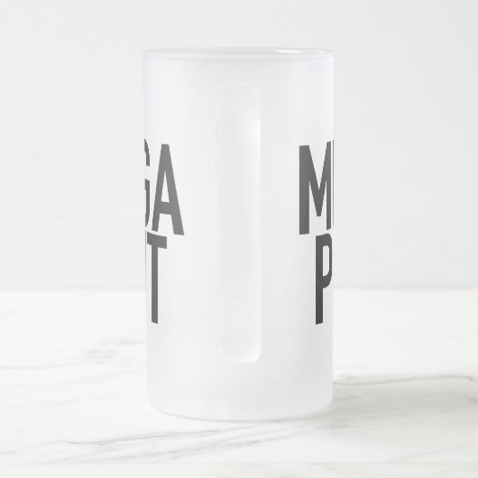 MEGA PINT Frosted Mug Cup Bière Fête des pères d'a (Poignée)