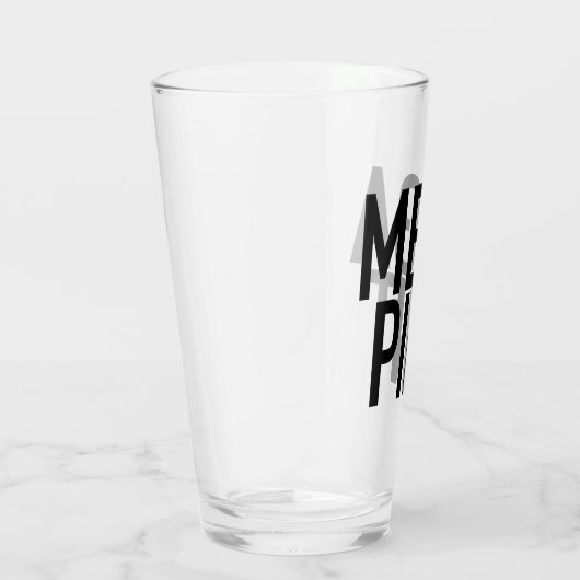 MEGA PINT-Mok Drink glazen koffiebier (Rechts)