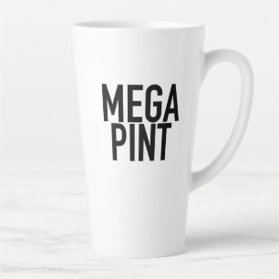 MEGA PINT-Mok Drink glazen koffiebier Latte Mok