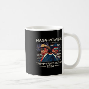 Mega Powers Trump Vance Hogan 2024 Patriottisch Gr Koffiemok