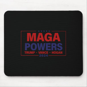 Mega Powers Trump Vance Hogan 2024 Patriottisch Gr Muismat
