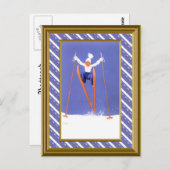 Mega Skis! Briefkaart (Voorkant / Achterkant)