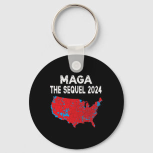 Mega The Sequel President Trump 2024 Verkiezingska Sleutelhanger