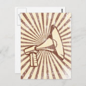 Megafone Briefkaart (Voorkant / Achterkant)