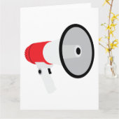 Megafone Kaart (Gele Bloem)