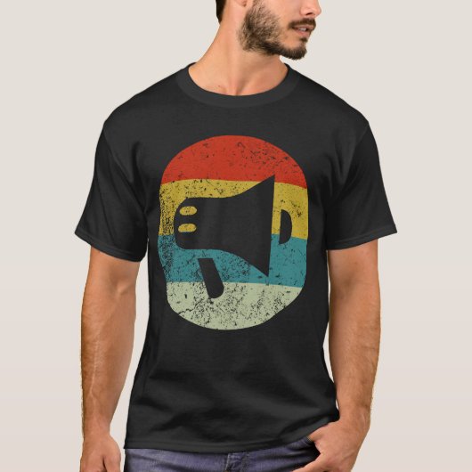 megafoon t-shirt (Voorkant)