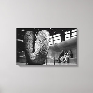 Megalith Musee du Quai Branly Paris Canvas Afdruk