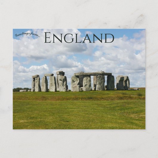 Megalithisch Stonehenge Monument Wiltshire Engelan Briefkaart (Voorkant)