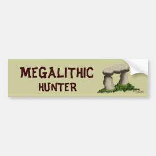Megalithische Hunter Bumpersticker