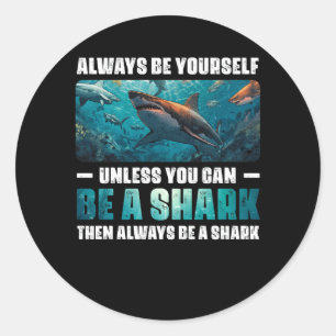 Megalodon haaien biologie oceaan altijd jezelf zij ronde sticker