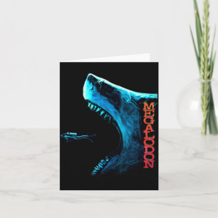 Megalodon Oerhaai Rugvin Tanden Oceaan Pr Kaart
