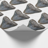 Megalodon Shark Tooth Cadeaupapier (Hoek)