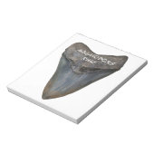 Megalodon Shark Tooth Notitieblok (Gedraaid)