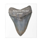 Megalodon Shark Tooth Notitieblok (Voorkant)