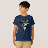 Megalodon tand t-shirt (Voorkant volledig)