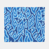Megamendung batik pattern megamendung fleece deken (Voorkant (Horizontaal))