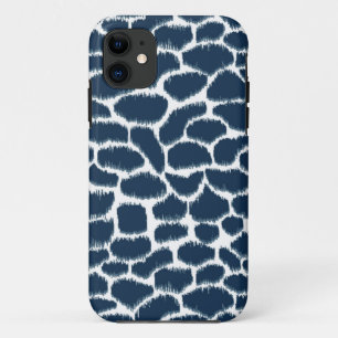 Megan Adams Dierenprint Ikat Navy iPhone 11 Hoesje
