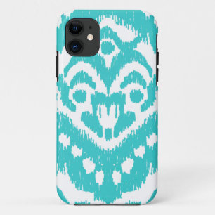 Megan Adams Zig Zag Ikat- turquoise iPhone 11 Hoesje