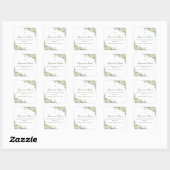 Megan Elegant Christelijk Wedding Envelope zegels (Vel)