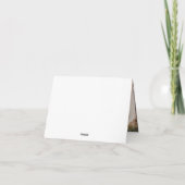 Megan Elegant Foto Greenery Wedding Hartelijk dank Bedankkaart (Achterkant)