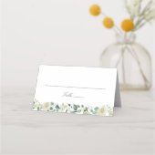 Megan Elegant groen wit bloemen bruiloft (Voorkant)