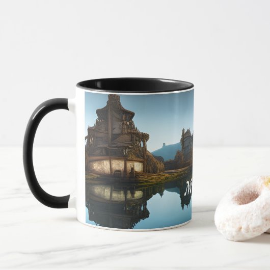 Megan's Morning Tea Gepersonaliseerd  Mok (Met donut)