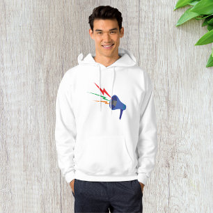 Megaphone Sound Waves Mannen Hoodie